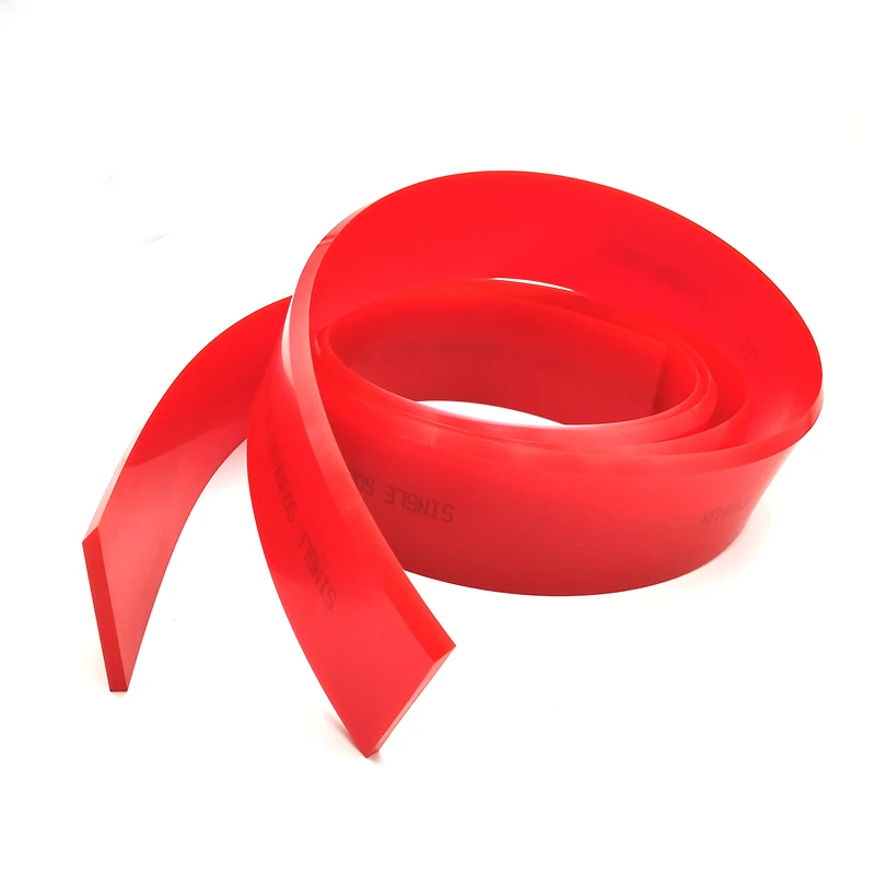 60A 70A 80A 90A Shore a Polyurethane Screen Printing Squeegee Polyurethane Squeegee Rubber