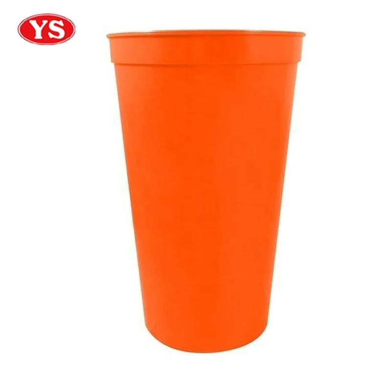 promotional orange plastic cup 650ml