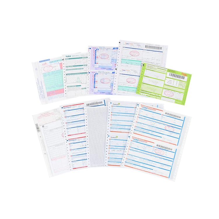 Custom Printing International Express Air Waybill Printing Courier Air Waybill for Ups Ems Dhl Barcode