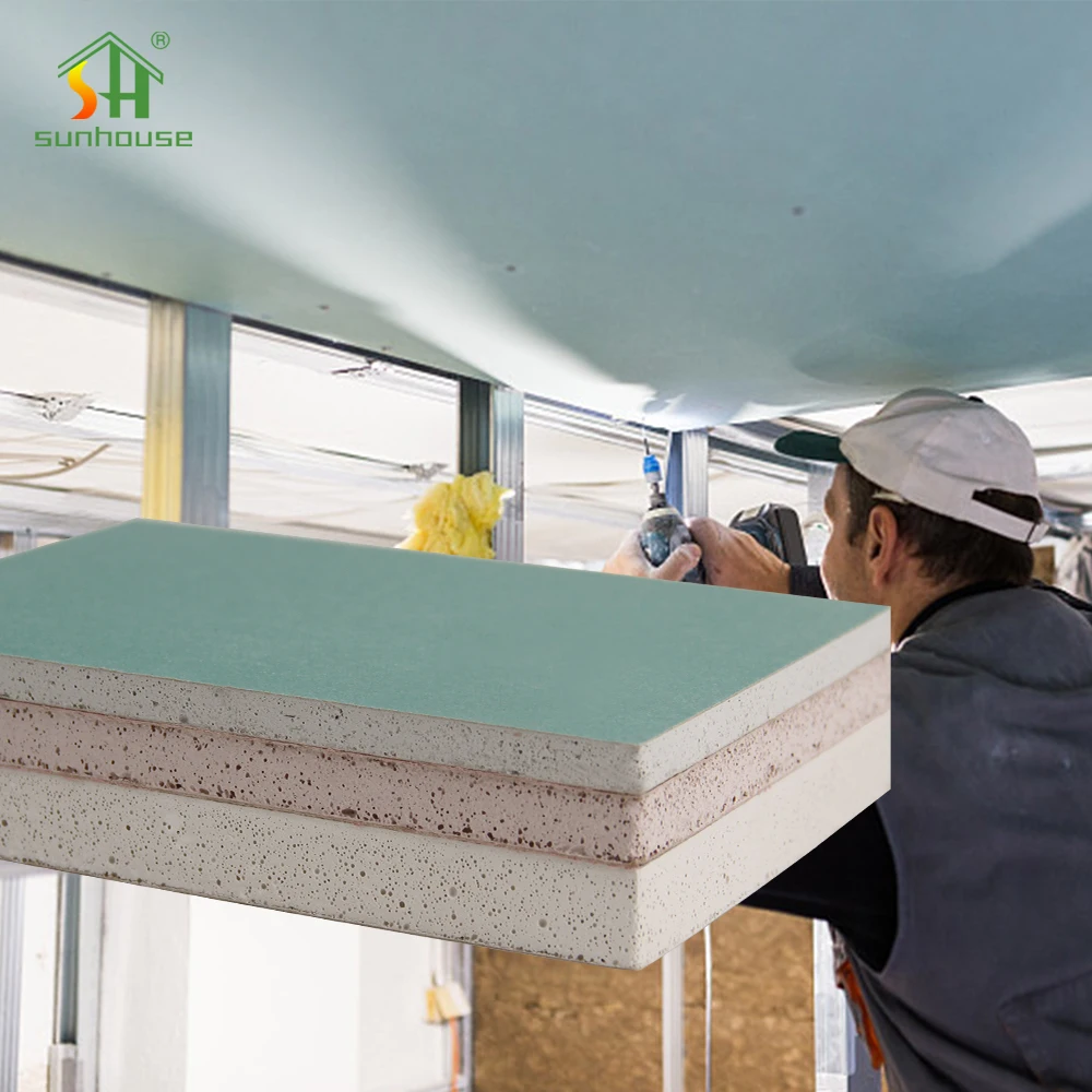 15Mm Ordinary Plaster Board Dry Wall Gypsum Board For Celling And Construction