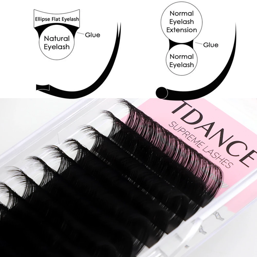 TDANCE Wholesale Mink 3D Volume Eyelash Extension Mink Individual Eyelash Extension Private Label Mink Eyelash Extension