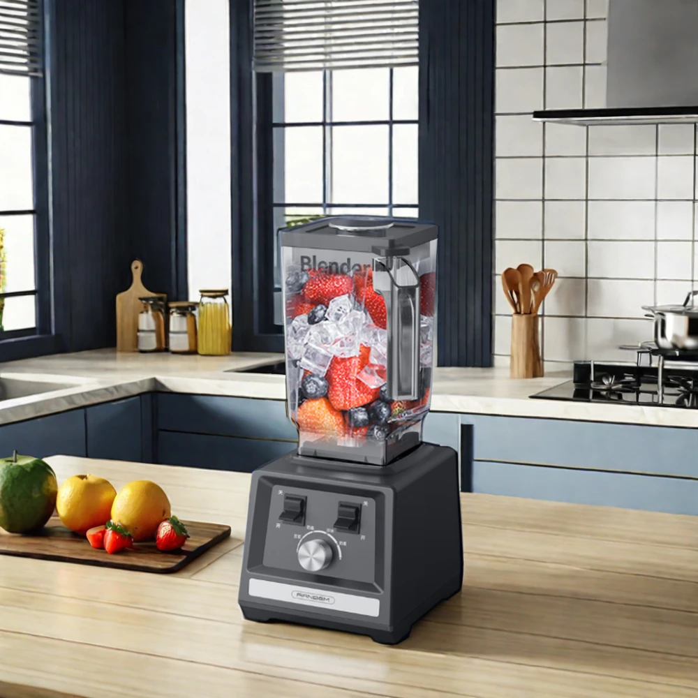 RANBEM 2 Jar Blender High Speed Multifunction Commercial Blenders Home Restaurant Use Push Button Variable Speed