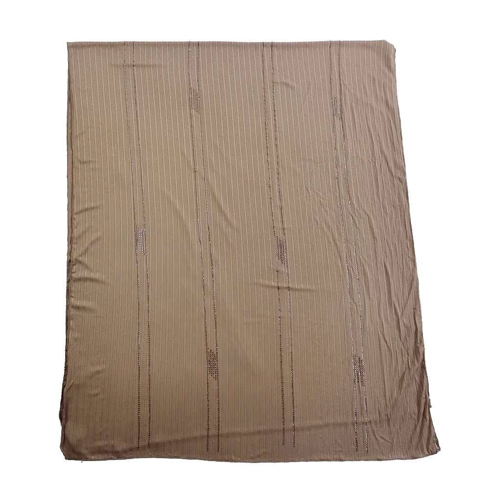 Fashionable 2020 New custom Stone stretchy jersey hijab Islamic   Stretchy Shawls Head Wrap With Crystal Hijab