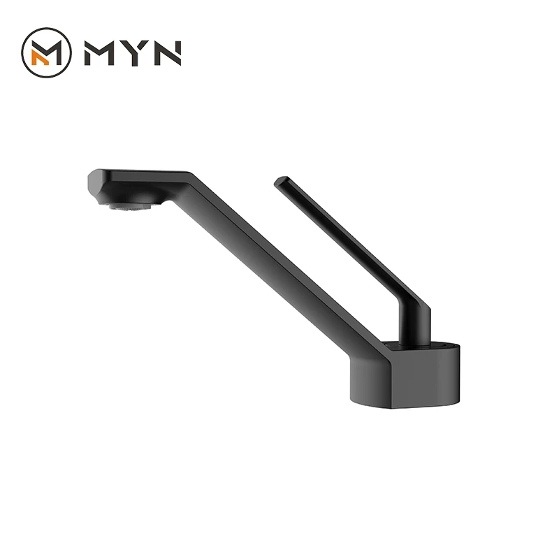 Single Handle Hole Gold Bathroom Basin Sink Taps Mixer Faucet For Bathroom