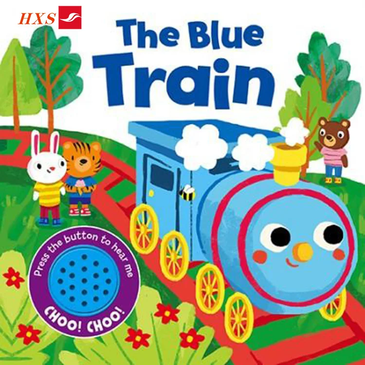High Quality 1 Press Button Children Educational Sound Board Book Audio Book For Kids Learning