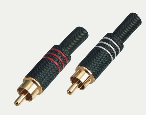  Разъем RCA с трубой позолоченный AV-разъем для