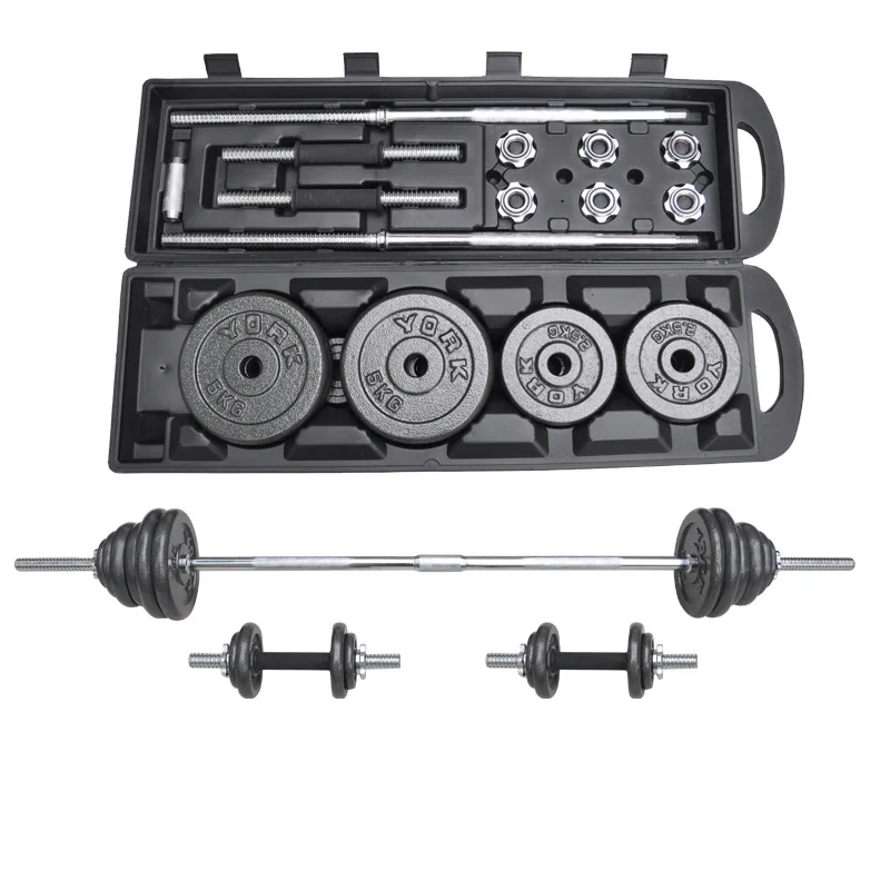 Cheap Price  Gym Workout 50kg Dumbbell Set With Alloy Steel Connector Option for Strength Training