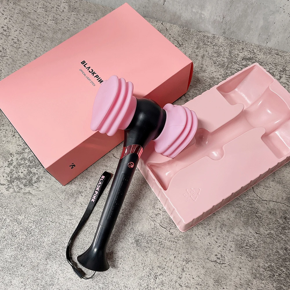 Black Pink Lisa Concert Pink Second Generation Love Hammer Support Lamp Color Change Lightstick