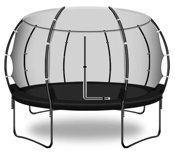 CE Approved 8 10 12ft Round Outdoor Recreational Trampoline, Heavy Duty Steel Trampoline for Children Adults