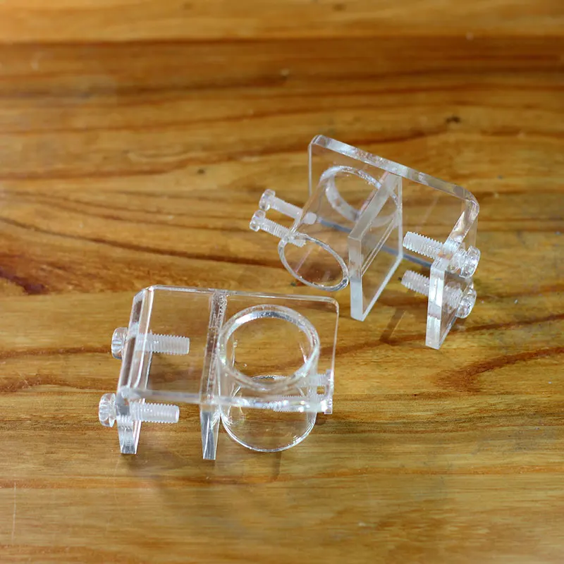 Zhenshi acrylic fixing clip fish tank filter cartridge accessories transparent water pipe fixing bracket