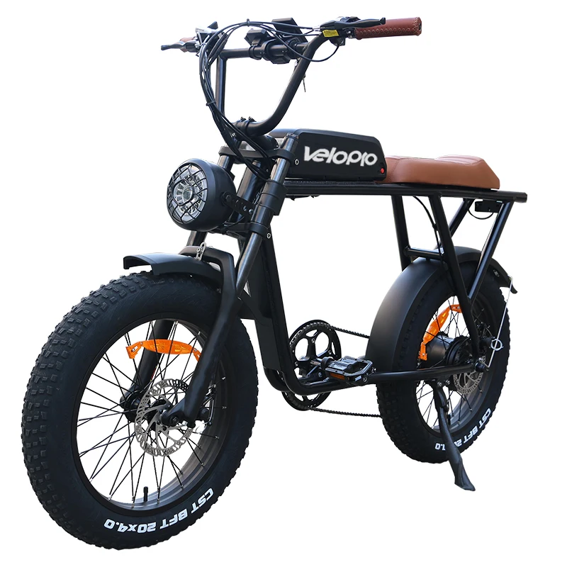 Max loading 200kg Retro Style Ebike 48V 500/750w Big Motor Power Mountain E Bike Vintage Beach Cruiser