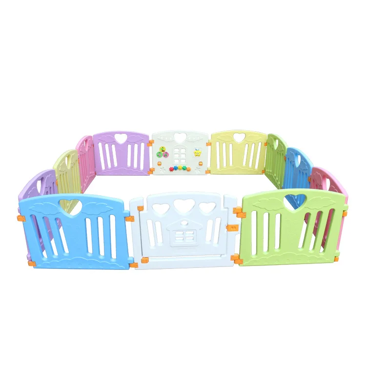2024 Hot Selling Folding Indoor Small Playground Plastic Luxury Baby Fence