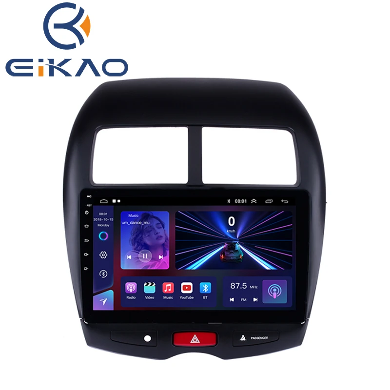 10 1 дюймов Android 11 0 HD сенсорный экран системы для Mitsubishi ASX Peugeot 4008 2010-2015 Carplay GPS автомобильная навигация