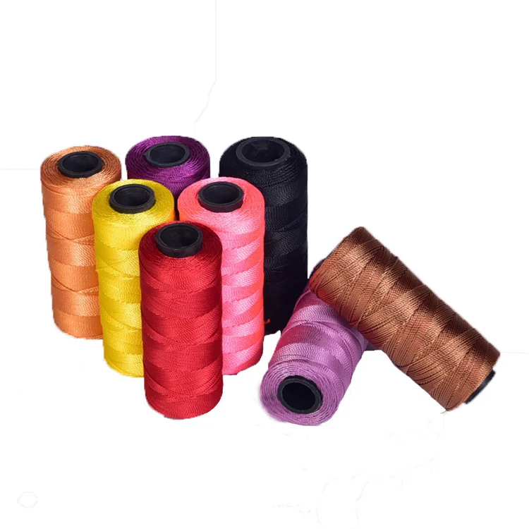 China nylon fishing twine good quality 210d/2 nylon twine with 100% nylon material fishing net rope twine