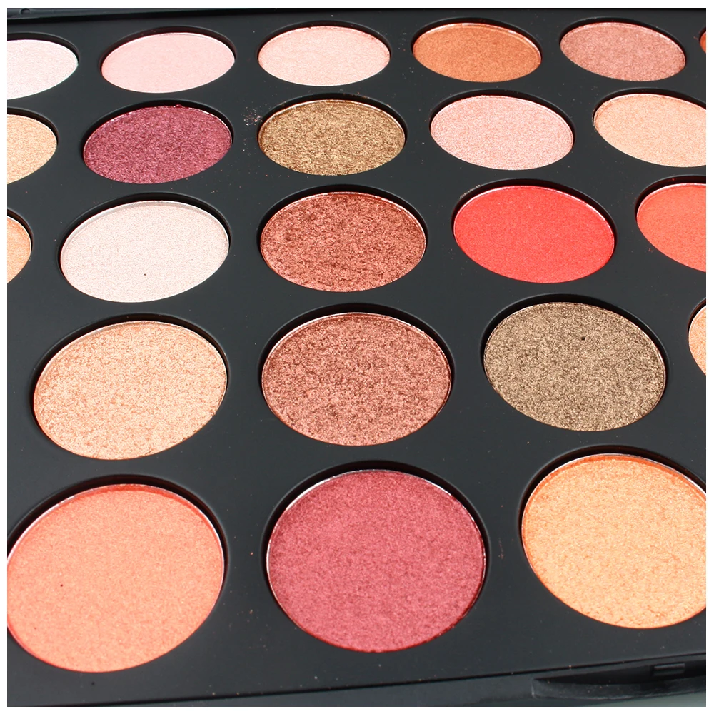 Wholesale Your LOGO Vegan High Pigment 35 Color Black Halloween Unbranded Eyeshadow Palette