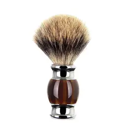 Men luxury shaving brush private label synthetic metal handle badger hair shaving brush