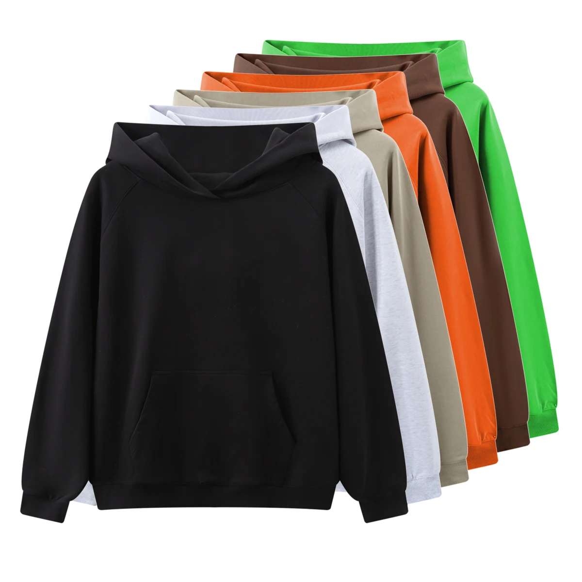 2024 Heavyweight Printing Fleece Sweatshirt Custom Logo French Terry Sportswears Cotton Oversized Drop Shoulder Men Hoodie For S