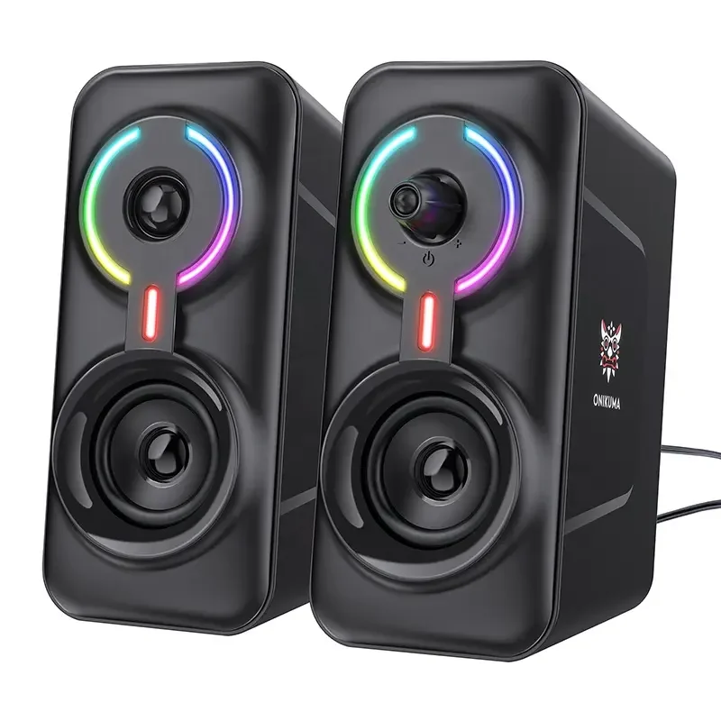 Onikuma Waterproof L6 10W BT / AUX RGB Portable Speakers USB 3.5mm Player Hifi sound quality Outdoor Wireless Bluetooth Speakers