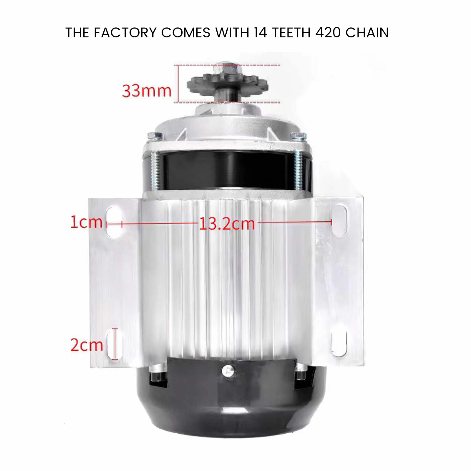 Hot selling DC Brushless DC factory direct sales 48V 72V DC 120 mid-mounted motor