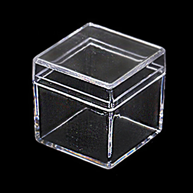 Wholesale Customized Good Quality Transparent Box Clear Small Plastic tiramisu Candy Dessert Boxes PS Mini Box Transparent