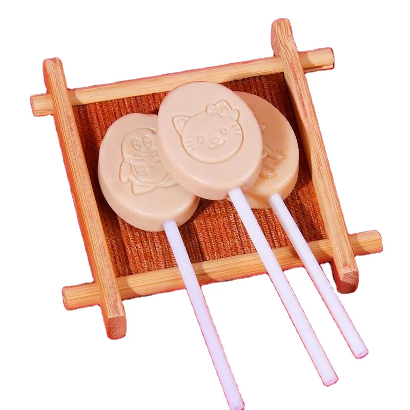 Party Popular Hot Selling 3D Candy Sweet Sugar Lollipop with Swirl Hard Candy