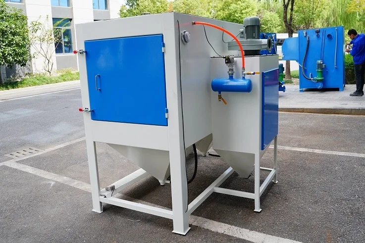 Пескоструйный шкаф большого размера, изготовленный на заказ