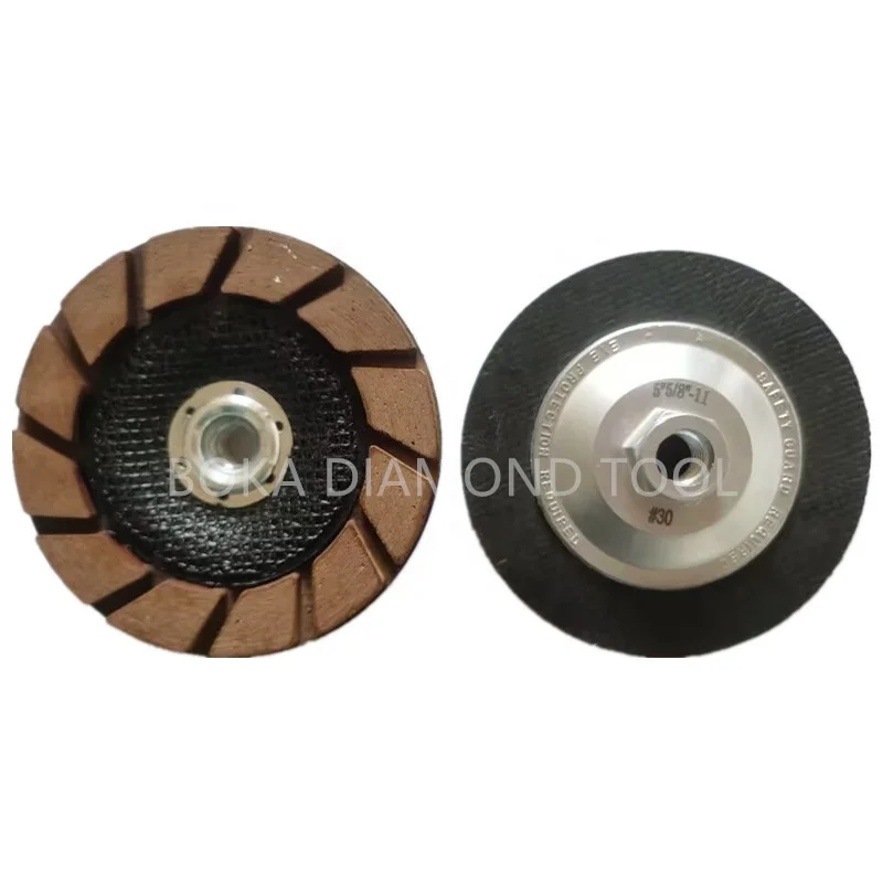 7 inch Diamond Ceramic Bond Edge Grinding Cup Wheel For Concrete for angle grinder polisher