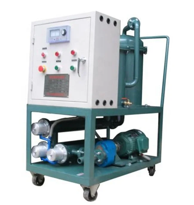 Portable waste used oil recycling and regeneration machine with precision filter