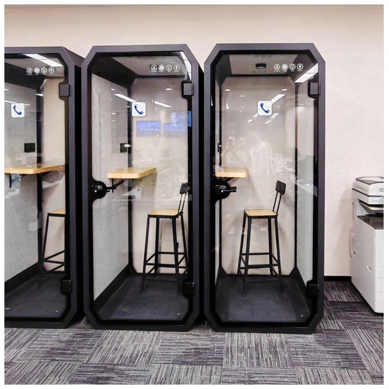Factory Direct Supply Silent Room Sound Proofing Portable Soundproof Room Booth Office Privacy Pod Phone Booth