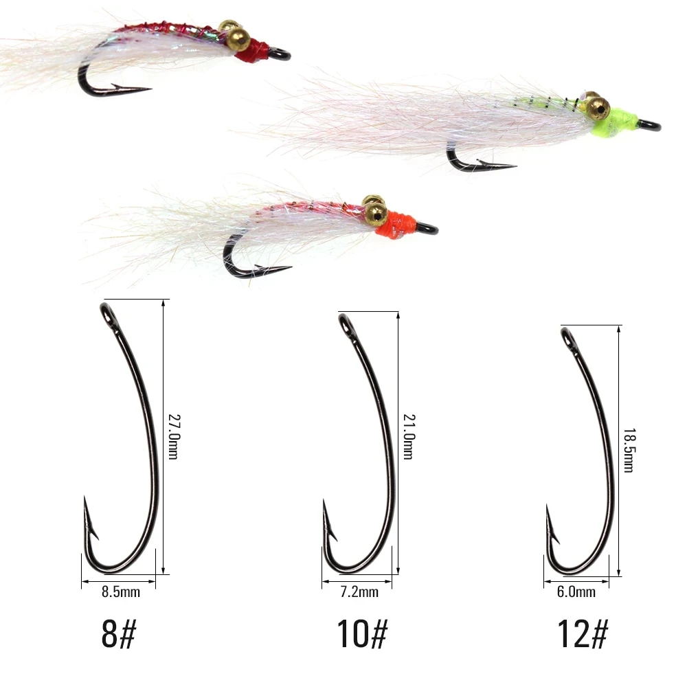 Crazy Charlie Dubbing Nymphs Flies Barbed Hook Trout Fishing Fly Lure Bait fly fishing lures