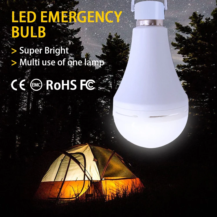 wholesale 9 watt  emergency e27 DC rechargeable led bulb lights manufacturer led bulbs price list