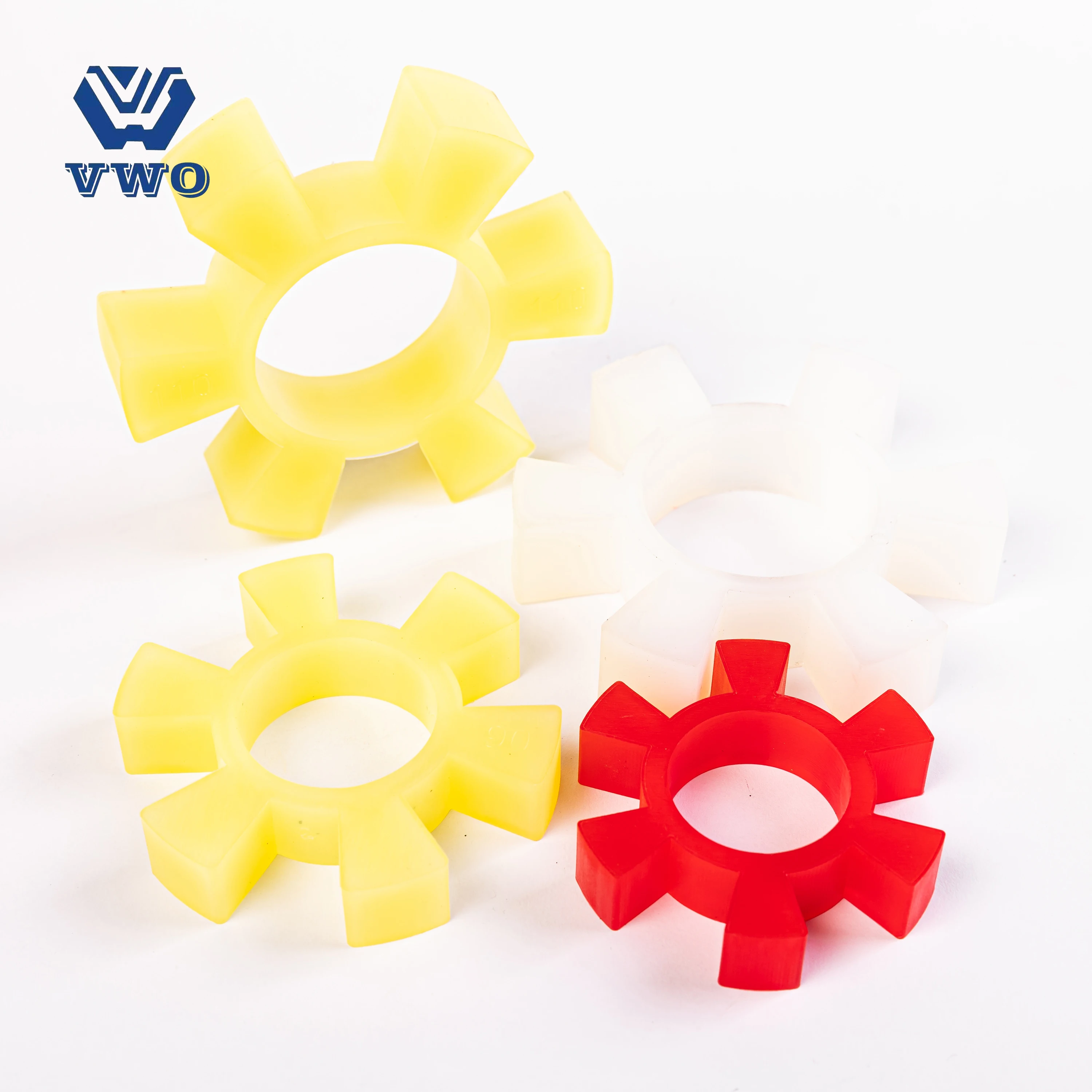 Customizable Plum Blossom pad Coupling Rubber polyurethane  Material for Buffering Oil/Mechanical/Hydraulic Pump Seals
