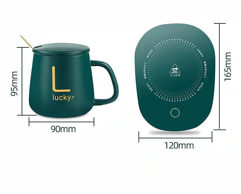 Popular smart  mug tea cup pad coffee cup warmer usb heat milk warmer warmer cup
