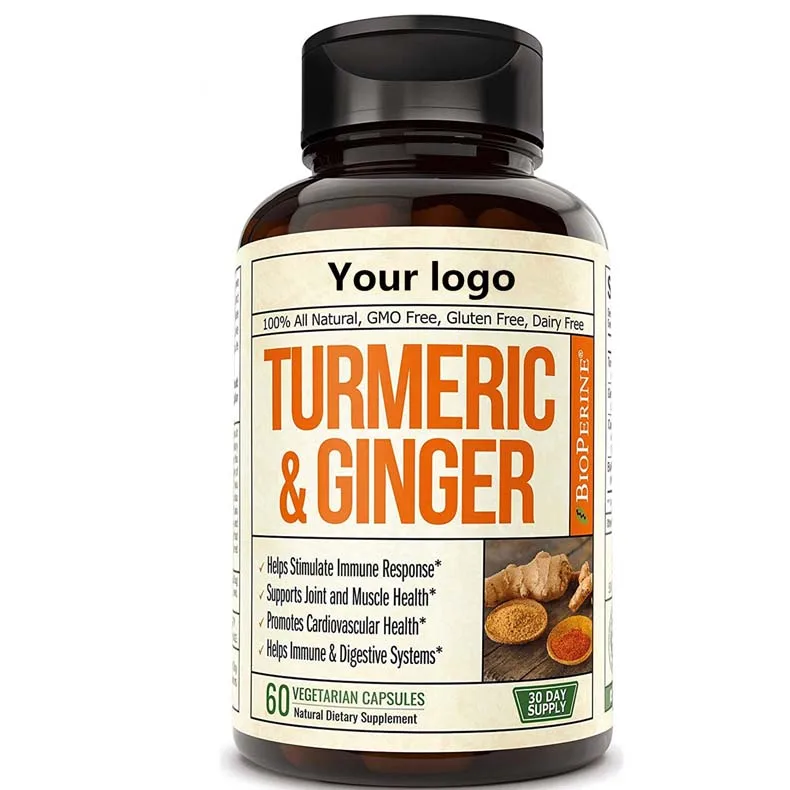 2020 turmeric ginger help immune support joint muscle manufacturer direct sale