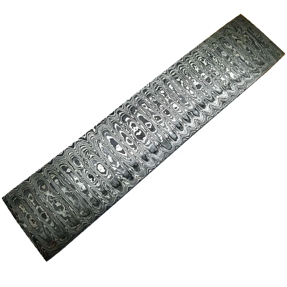 
Premium Damascus Steel Billet Bar Knife Making Craft Ladder 