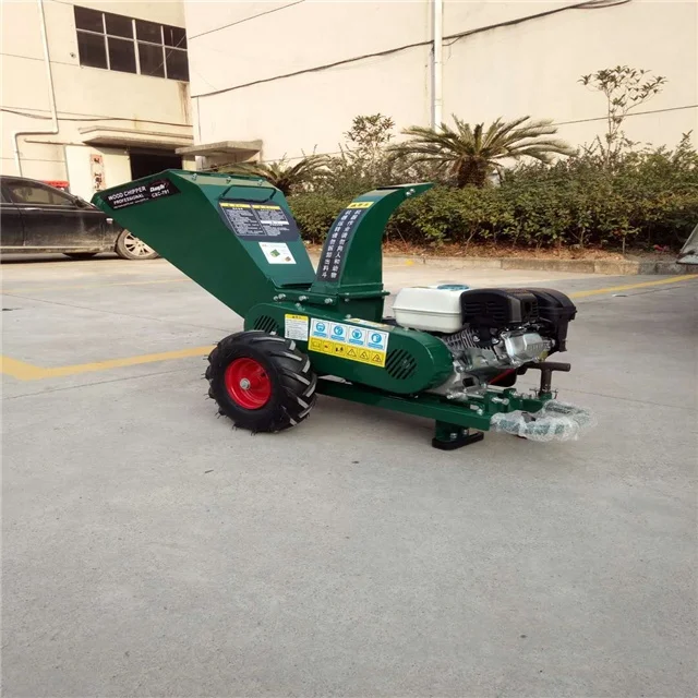  7 5hp маленькая дробилка для ветвей мобильного типа