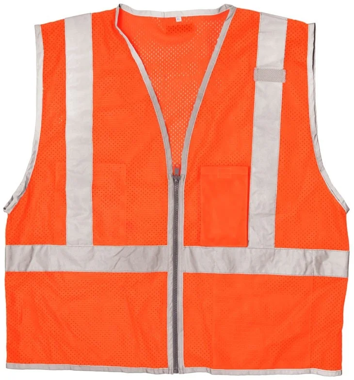 ANSI Class II Brilliant Series Economy Vest Reflective Vest Fluorescent Safety Vests High Visibility Waistcoat Reflective jacket