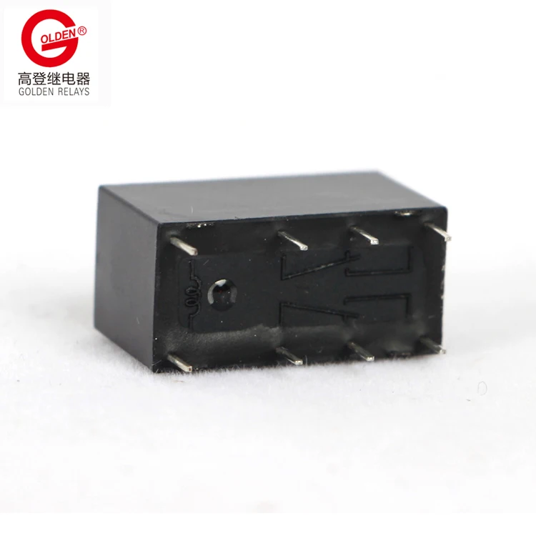 Золотой реле GC-2C-12L 1A 2A 3A 3VDC 6VDC 9VDC 12VDC 24VDC 48VDC 8 шпильки DPDT крест T82 T85