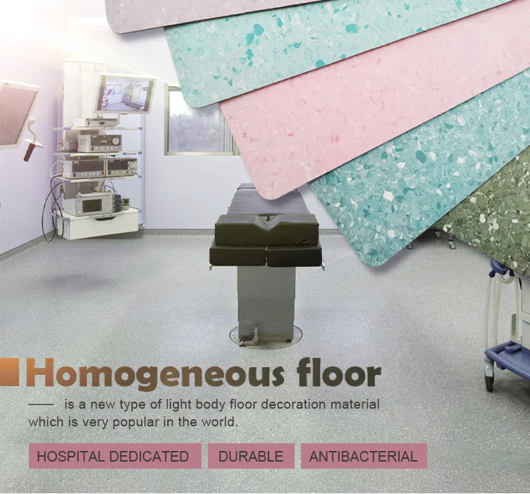 2*20m homogeneous conductive pvc floor anti static ESD flooring