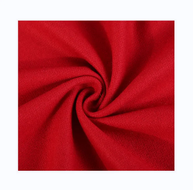 IN STOCK BLACK COLOR 50%W 50%T Melton fabric 700g/m Suitable for overcoats, jackets, windbreakers, winter clothing