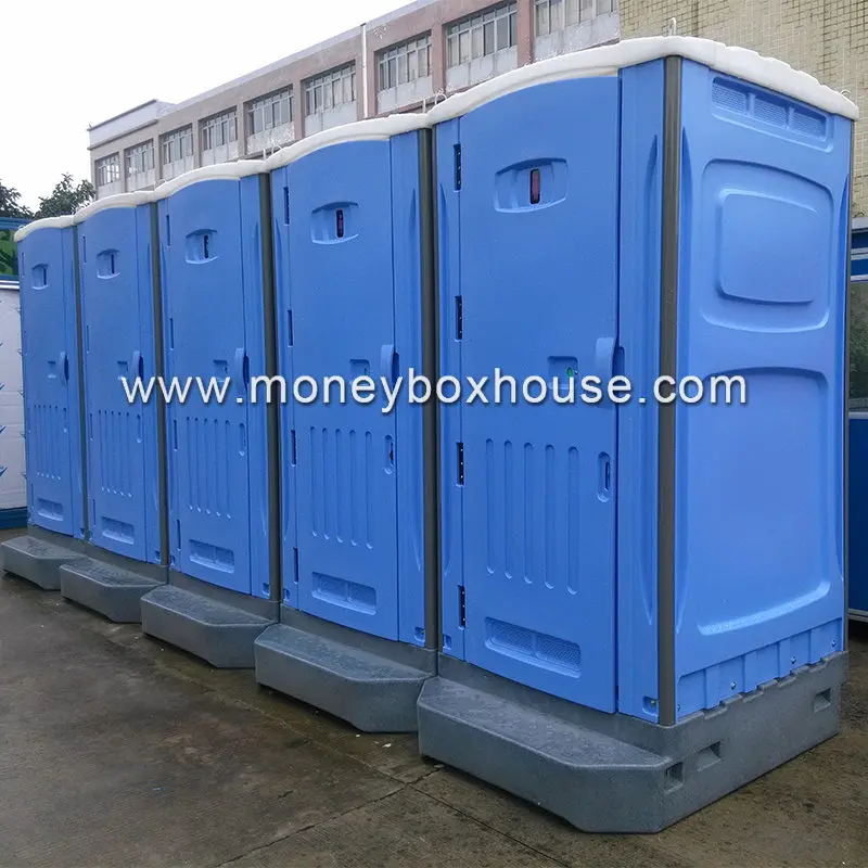 Excellent Offer HDPE Plastic Outdoor Public Prefab Modular Shower Squat Pan Portable Toilets For Construction Site