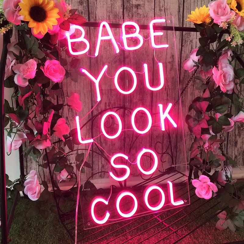 Hot Romantic Fast Delivery Woman Body Girly Letter Logo Custom Led Neon Light Sign For Bedroom Home Room Indoor Decor