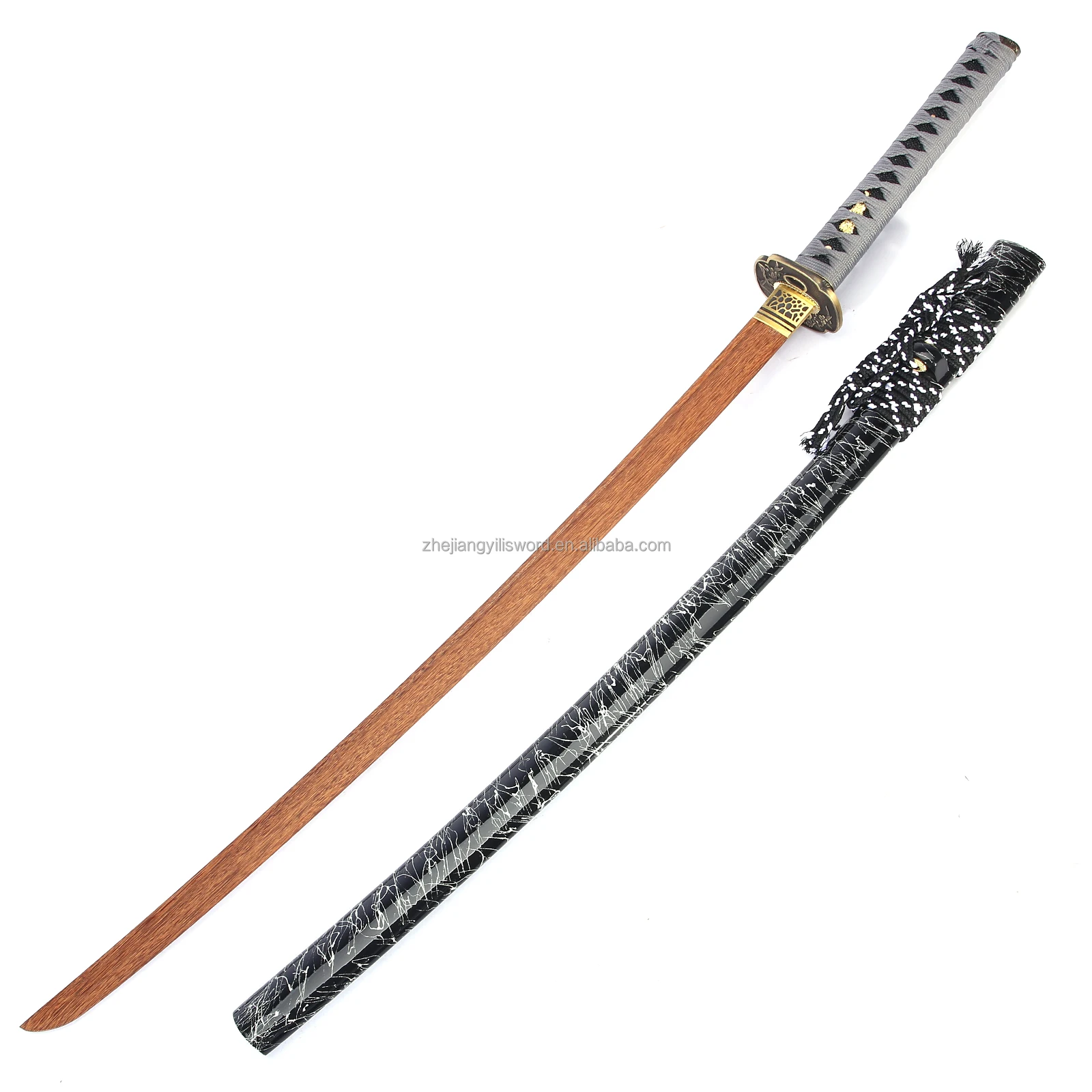 High Quality Japanese Functional Wood Sword Kendo Practice Safety Dull Sword Ready Wooden Training Sword for katana