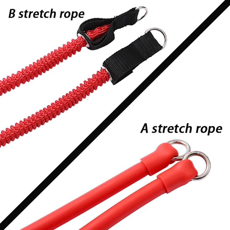 Elastic Workout Rubber Tube Band Loop Resistance Bands Sets For Fitness Gym Exercise Equipment Training Pull Rope