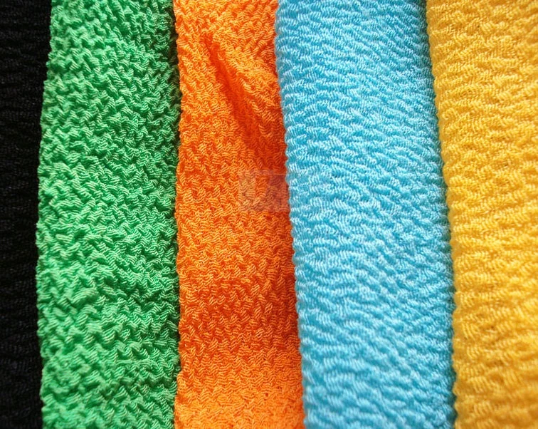 Colorful 300D Single Viscose Bath Mitt Fabric  100% Viscose Rayon Fabric Rolls For Exfoliating Wash Cloth Morocco Bath Gloves