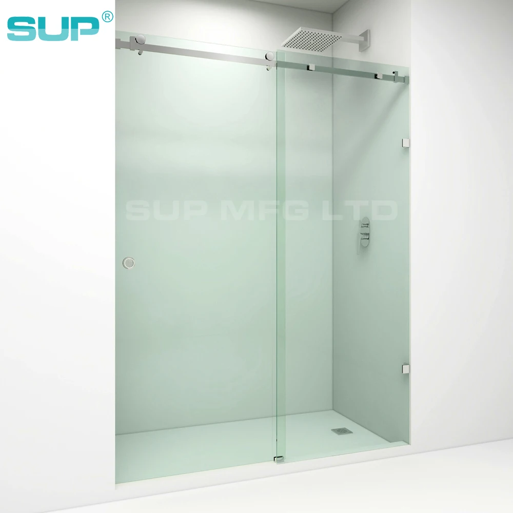 Guangdong Jiangmen factory USA standard stainless steel hardware CRL sliding glass shower door