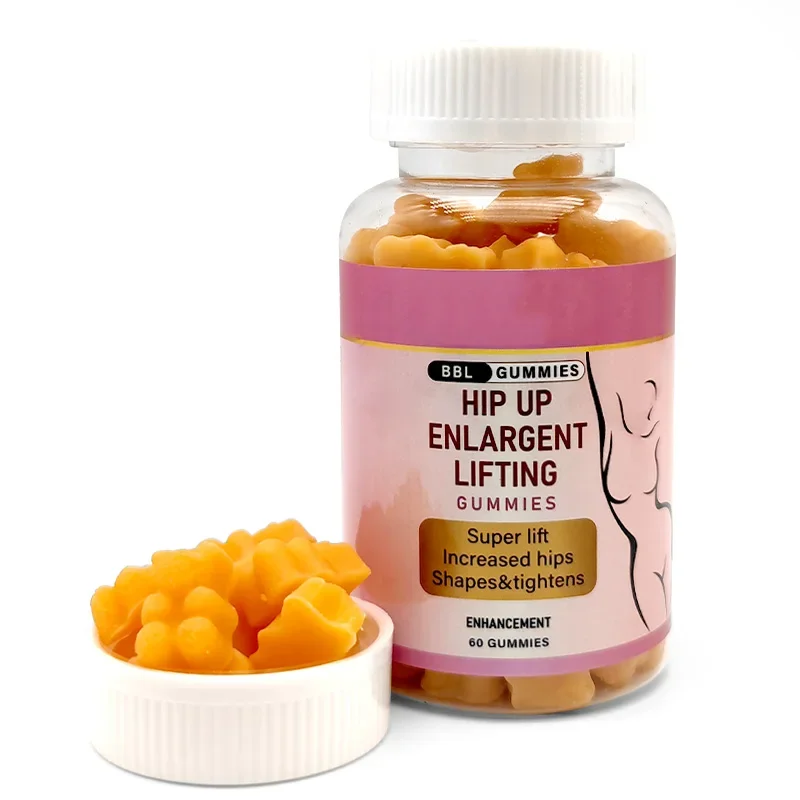 Natural Vegan Supplement Friendly Enhancement Lifting Hip Booster Buttock Butt Enlarged Enhancement Gummies For Bigger Butt