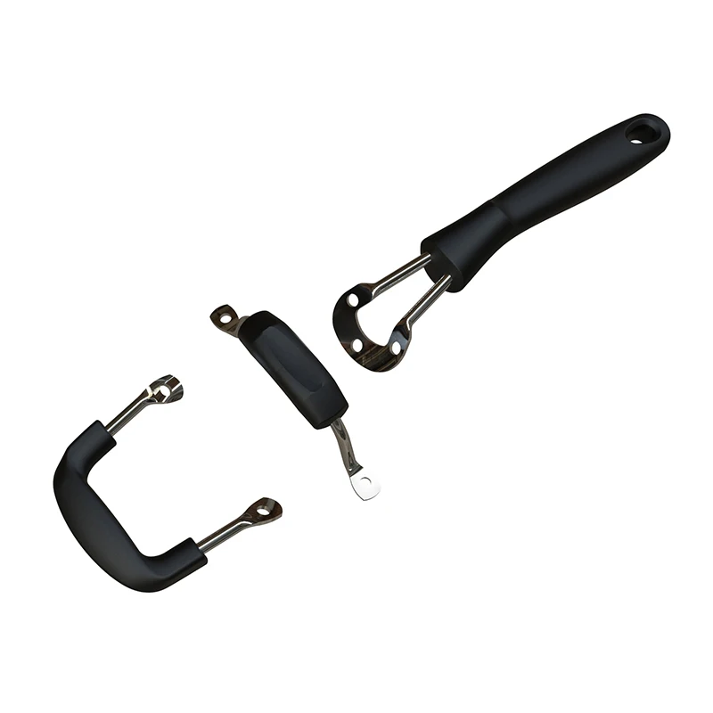 Black cookware accessories pan handle with trim sheet long ironing durable household pan universal bakelite kitchen removable ha