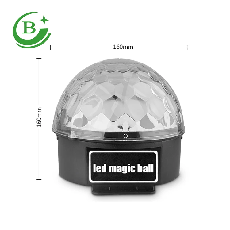 High quality led disco ball party lights 100-240V sound activated DJ led stage light