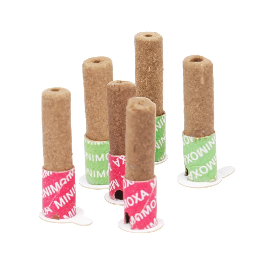 SEJIN MINI MOXA. STRONG & WEAK TWO TPYE. Medical Moxibustion Made Korea Nature Therapy  Cone Pure Moxa Roll (180PCS/BOX)(2 TYPE)